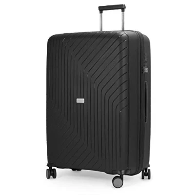 Afbeelding van HAUPTSTADTKOFFER Serie TXL extra lichte en robuuste trolleys, hardshell koffer, cabinebagage takbagage, zwart, Koffer 66 cm,