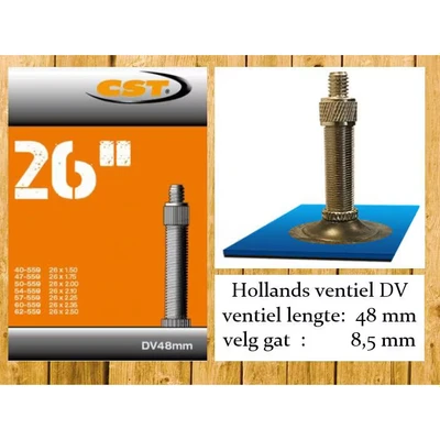 Afbeelding van CST Binnenband DV48 26&quot; 40/62 559