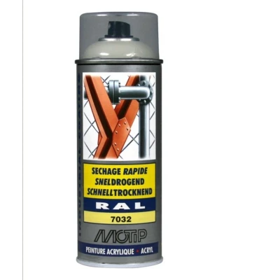 Afbeelding van motip industrial ral 7032 kiezel grijs 400 ml 07032