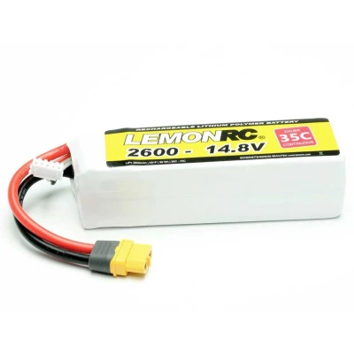 Afbeelding van LemonRC LiPo accupack 14.8 V 2600 mAh Aantal cellen: 4 35 C Softcase XT60