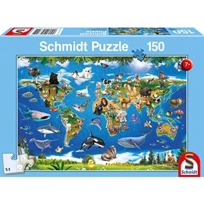 Afbeelding van Schmidt Spiele 56 355 Lococo dierwereld, kinderpuzzel, 150 delen, kleurrijk