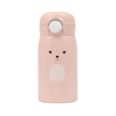 Afbeelding van Fabelab Bunny Drinkfles voor kinderen, 320 ml, roestvrij staal, BPA vrij, school, lekvrij, waterfles kinderen