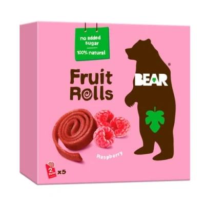 Afbeelding van Bear Fruit Yoyos Framboos Multipack 5 x 20g