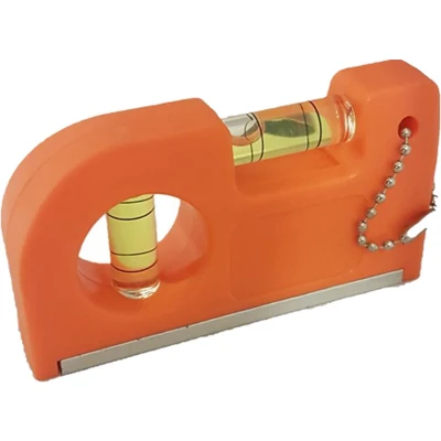 Afbeelding van Mini waterpas met magneet en clip Oranje