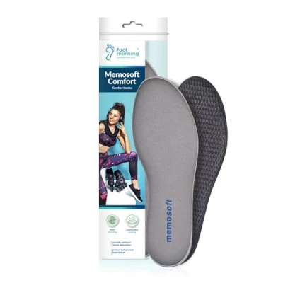 Afbeelding van Inlegzolen voor Schoenen Hoogwaardige, Lichtgewicht, Zachte Gemaakt van Traagschuim Op maat Gesneden Foot Morning Memosoft Comfort Verschillende Maten (44 EU)