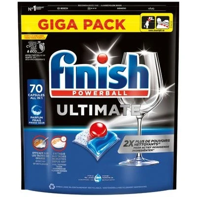 Afbeelding van Finish Vaatwastabletten Ultimate Regular 70 stuks