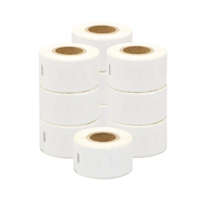 Afbeelding van Geschikt 10x Dymo 99010 / S0722370 compatible labels 89 mm x 28 Alleeninkt