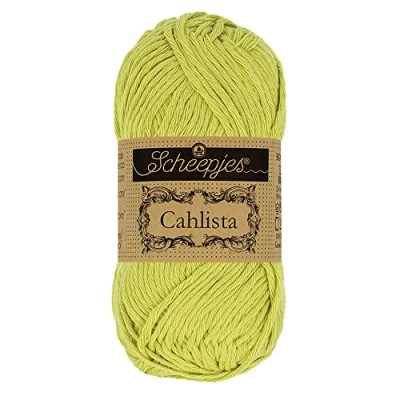 Afbeelding van Scheepjes Cahlista 512 Limoen Garen 10x50g
