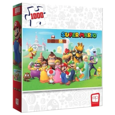 Afbeelding van Super Mario: Mushroom Kingdom Puzzel 1000 Stukjes Mario Bros