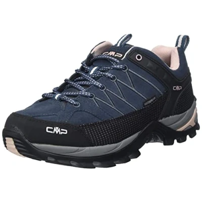 Afbeelding van CMP Rigel LOW Trekking Shoes WP Outdoorschoenen, Dames, Maat: 38, Asphalt/antracite/rose Leer/ synthetisch