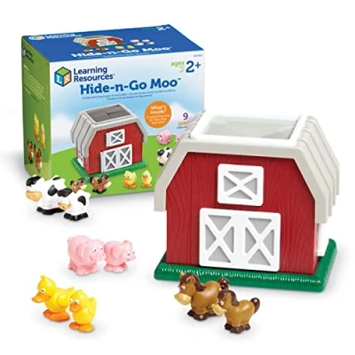Afbeelding van Learning Resources Hide n Go Moo Spel 9 Stuk Set