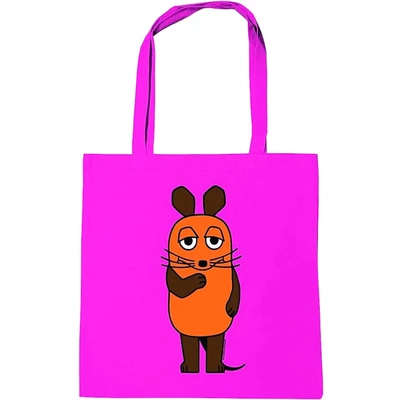 Afbeelding van LOGOSHIRT Die Sendung mit der Maus De Shopper Tote roze Gelicentieerd origineel ontwerp