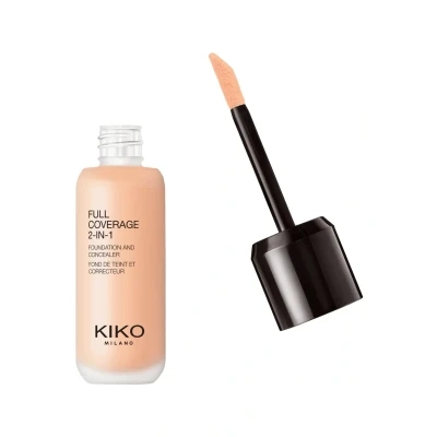 Afbeelding van KIKO Milano Volledige Dekking 2 in 1 Foundation en Concealer 25 ml (Verschillende Tinten) Neutral