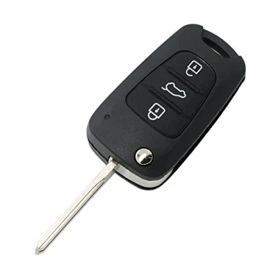 Afbeelding van BROVACS Vervangende Sleutel Shell Compatibel met HYUNDAI i20 i30 KIA Sportage Zaad Picanto 3 Knoppen Keyless Entry Flip Afstandsbediening Case Fob SS161A