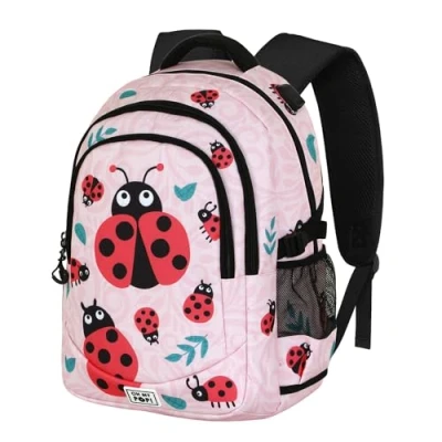 Afbeelding van Karactermania Oh My Pop Hardlooprugzak PLUS Running Backpack met USB poort Ladybug Roze