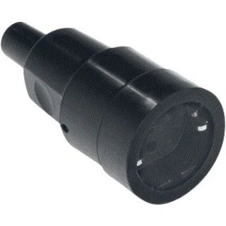 Afbeelding van Bachmann 913.175 Koppeling met randaarde Rubber, Silicone 250 V Zwart IP20