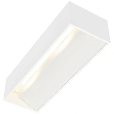 Afbeelding van Slv logs in l indoor led wandopbouwarmatuur wit 2000 3000k dim to warm 1002929