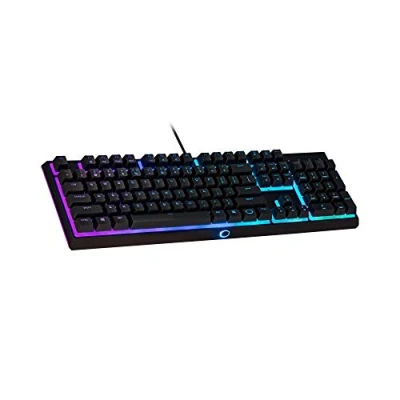 Afbeelding van Cooler Master MasterKeys MK110 Mem Chanical gaming toetsenbord hybride zwevende toetsen, 6 zones RGB verlichting, Verschillende Sneltoetsen, 26 toetsen anti ghosting Volledige DE QWERTZ lay out