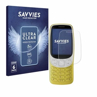 Afbeelding van Savvies Screenprotector voor Nokia 3210 Folie Beschermfolie transparant (6 Stuks)