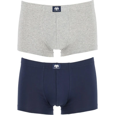 Afbeelding van Ceceba heren boxers (2 pack) grijs en donkerblauw Maat: 7XL