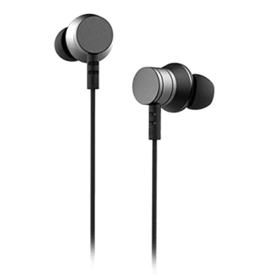 Afbeelding van Elbe AU P20 MIC in ear hoofdtelefoon met kabel microfoon, zwart/zilver