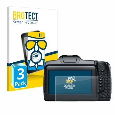 Afbeelding van BROTECT Screenprotector voor Blackmagic Pocket Cinema Camera 6K G2 Folie Beschermfolie Beschermglas matte (3 Stuks)
