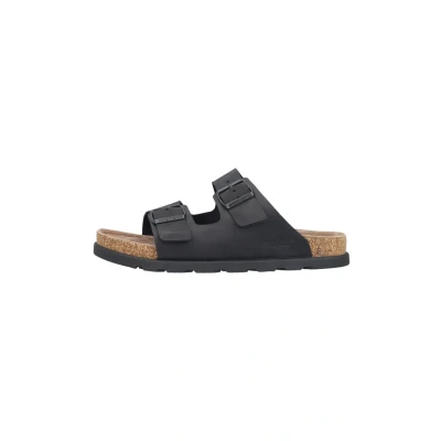 Afbeelding van Rieker Slipper zwart (Maat 41, Kleur Zwart)