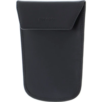 Afbeelding van PICARD Leren Sleutelgeval Brooklyn Security Key Case Black Zwart