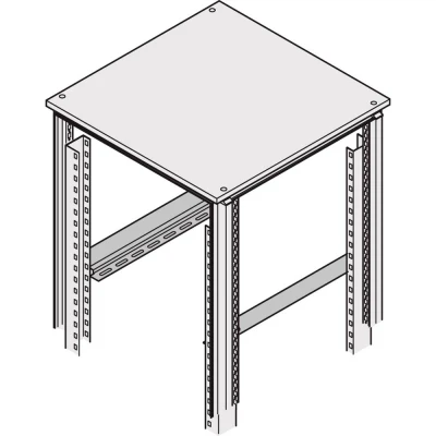 Afbeelding van Schroff 22127095 19 inch Rails voor patchkast Meerdere kleuren