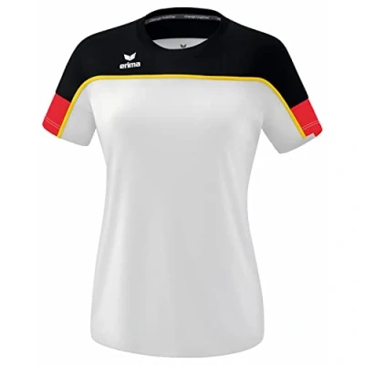 Afbeelding van CHANGE by erima T shirt dames wit/zwart/rood / 38