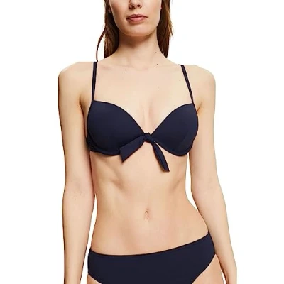 Afbeelding van ESPRIT Women Beach niet voorgevormde beugel bikinitop donkerblauw