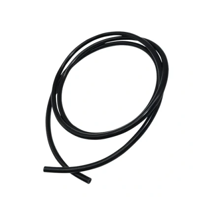 Afbeelding van LAVMHAB siliconen buis 6 mm ID x 9 buitendiameter 1,5 m (4,9 ft), flexibele rubberen slang, luchtslang, waterpijp voor pompoverdracht (zwart)