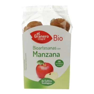 Afbeelding van Granero Galletas Artesanas Con Manzana Bio 250g
