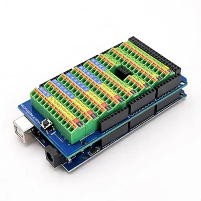 Afbeelding van Treedix Schroefklemmenblok Breakout Shield Board Module Expansion compatibel met Arduino MEGA 2560
