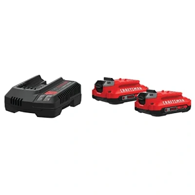Afbeelding van CRAFTSMAN V20* Batterij &amp; Oplader Starter Kit, 2,0 Ah (CMCB202 2CK)