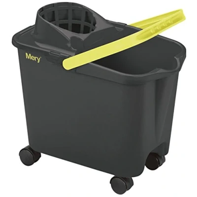 Afbeelding van Mery 0325.32 Trolley emmer, polypropyleen, grijs, 25,5 x 39 36,5 cm