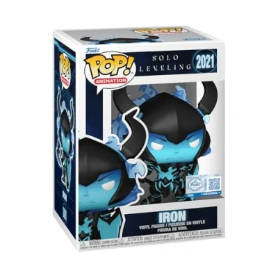 Afbeelding van Funko Pop! Animatie: Solo Leveling Iron 1/6 Odds for Rare Chase Variant Glow in The Dark Stijlen kunnen variëren Amazon Exclusive Verzamelbare vinylfiguur Cadeau idee Anime fans
