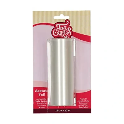 Afbeelding van FunCakes Acetaatfolie Taartrand 12 cm x 20 m