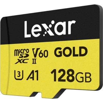 Afbeelding van Lexar MicroSDXC Gold Series UHS II 128GB V60