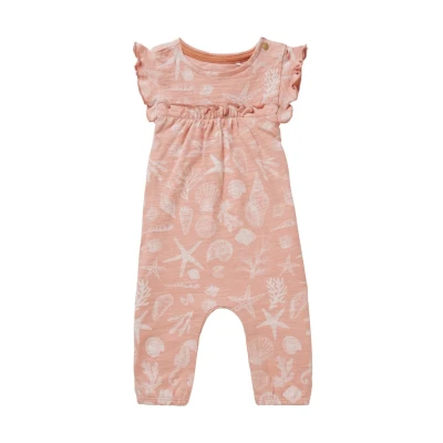 Afbeelding van Noppies Meisje Jumpsuit Cedar Peach Beige 74