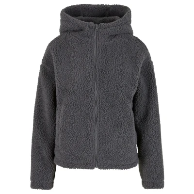 Afbeelding van Urban Classics Fleecejas, Dames, Maat: Large, Cloudgrey