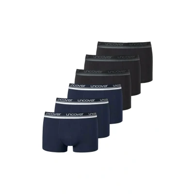 Afbeelding van uncover by SCHIESSER Boxershorts navy / grijs zwart wit