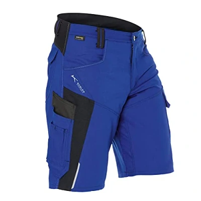 Afbeelding van KÜBLER Workwear Bermuda voor heren, Royal Blauw/Zwart, 66