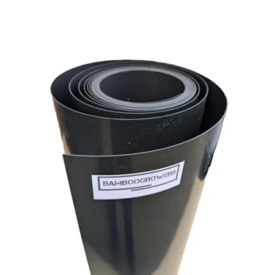Afbeelding van 20 meter wortelbegrenzer HDPE 64cm x 1mm voor woekerende bamboe, grassen, hagen en onkruid