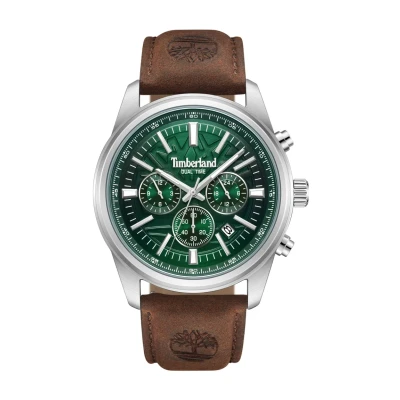 Afbeelding van Timberland Chronograaf NORTHBRIDGE Quartzhorloge, horloge, herrenuur, leren band, stopwatchfunctie, datum