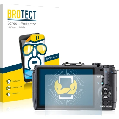Afbeelding van BROTECT Screenprotector voor Pentax Q10 Folie Beschermfolie transparant (2 Stuks)