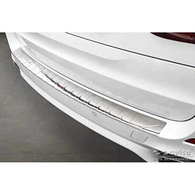 Afbeelding van Avisa RVS Achterbumperprotector voor BMW X5 F15 2013 2018 met M Pakket &#039;Ribs&#039;