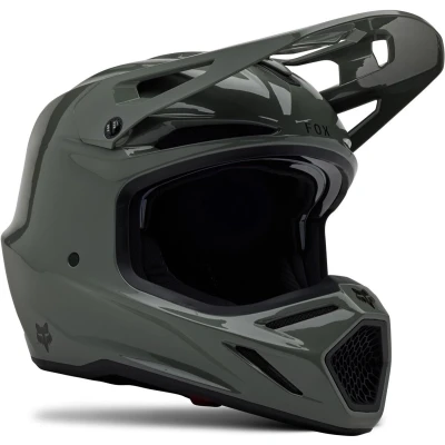 Afbeelding van FOX V3 RS Carbon Solid MIPS Motorcross helm, grijs, afmeting L voor man