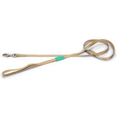 Afbeelding van Bz nylon hondenriem uni beige 120 cm x 15mm