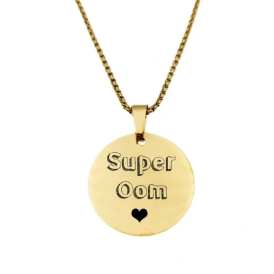 Afbeelding van Ketting RVS Rond Goud Super Oom